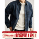 LUUD 复古怀旧水洗蓝牛仔衬衫 男春秋休闲cityboy做旧按扣夹克外套