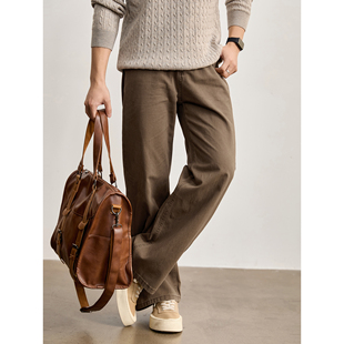 美式 型牛仔长裤 复古做旧纯棉休闲裤 水洗石磨宽松直筒版 男士 LUUD