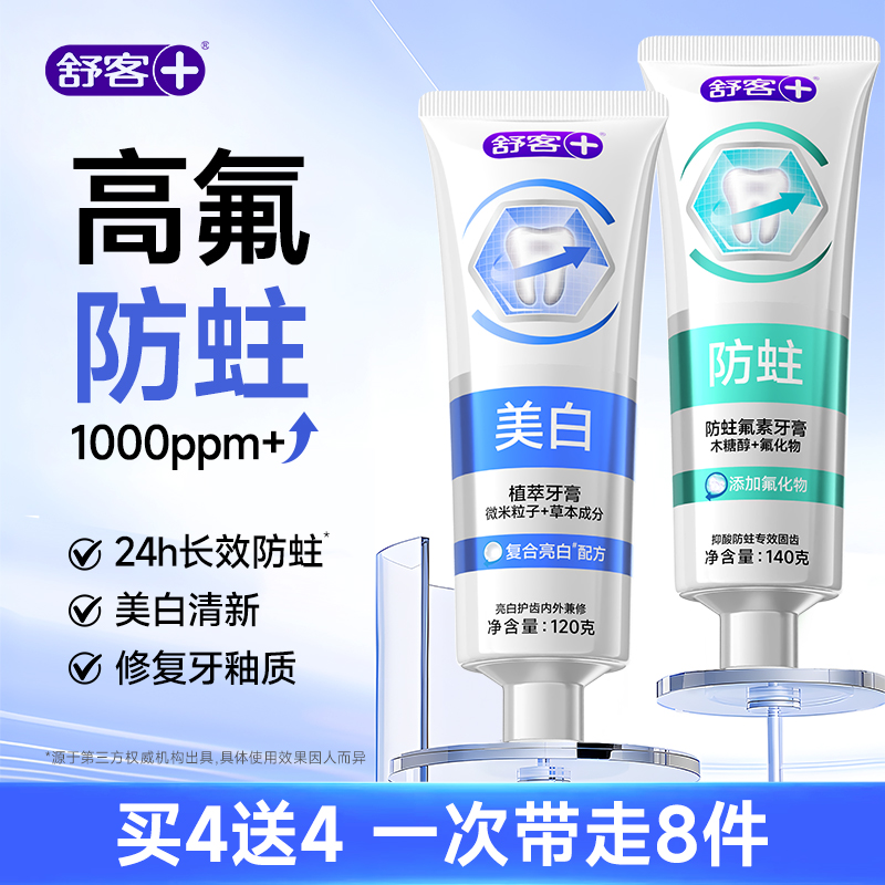 【正畸专用】舒客高氟防蛀牙膏