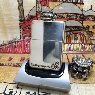 芝宝 ZIPPO 打火机 2002年I全新镀银皇冠顶ZIPPO之王防风 原装