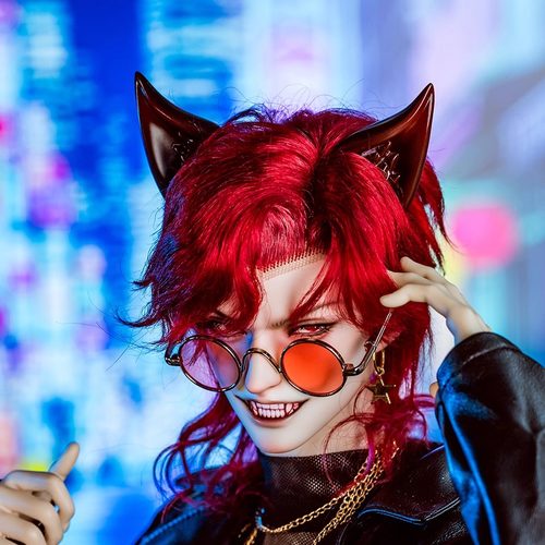 Ringdoll戒之人形 小丑机车装猫耳朵配件拓展包梦核BJD娃SD叔体男