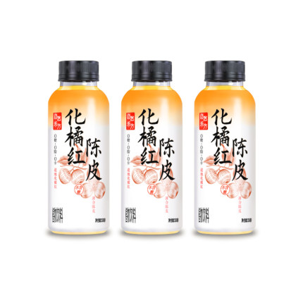 【U先试用】王老吉自然禾方化橘红陈皮无糖植物饮料350ml*3瓶