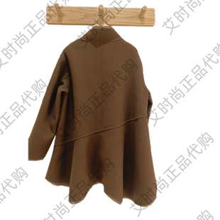 2025秋冬款 国内代购 荷叶摆饰边大衣B60943419 Me读我专柜正品 Read