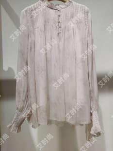 浪漫百褶印花衫 Read 2024春夏款 国内代购 B91111228 Me读我专柜正品