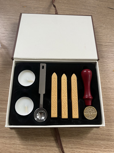 火漆欧式复古信封请柬礼盒蜡烛