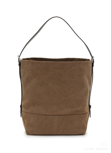 LEXI Jennie同款帆布包 belted tote bag托特包中性水桶包