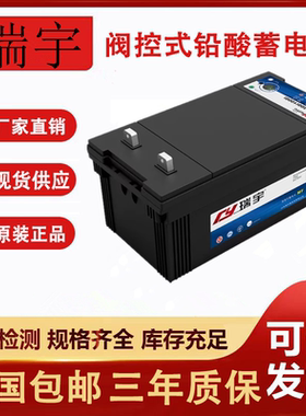 瑞宇6-CQW-200免维护蓄电池12V200AH发电机组船舶专用电池CCS证书