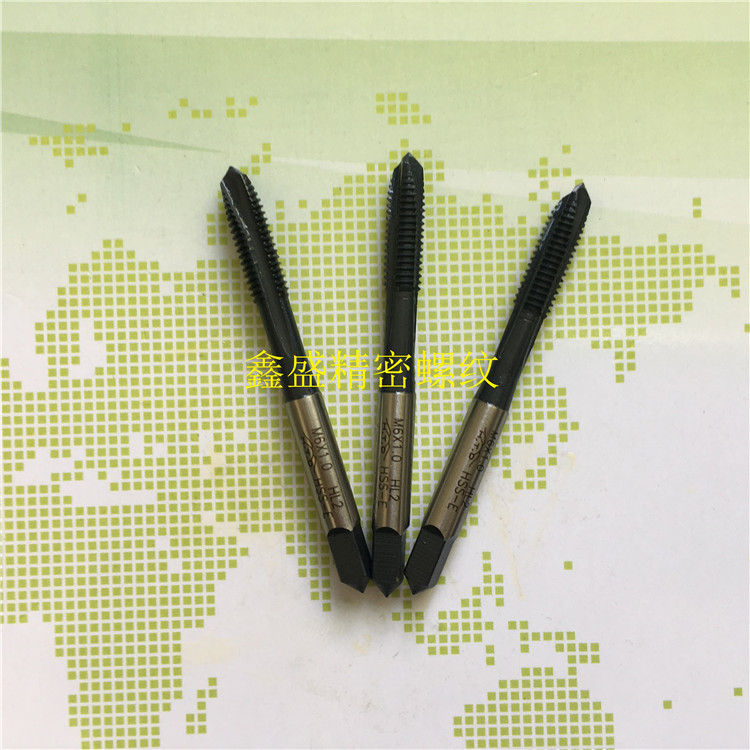 日本富士牌H.T.D黑色直槽先端丝锥M4X0.7M5X0.8M6X1钢铝丝攻