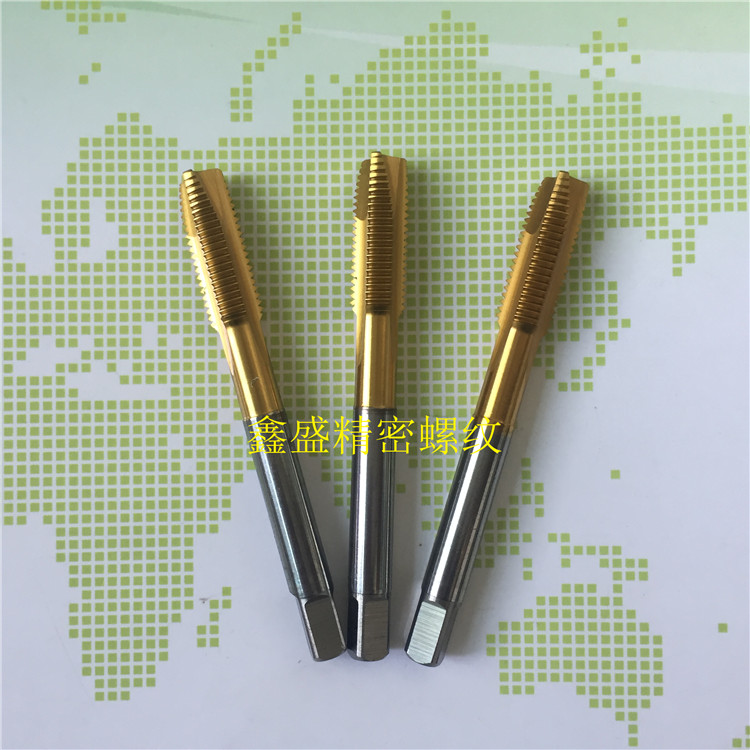 日本YAMAWA镀钛直槽先端丝攻M7M8M9X1.5X1.25X1X0.75X0.5X0.6丝锥