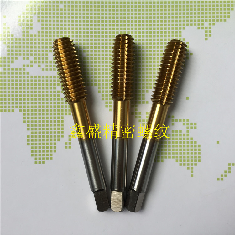 日本YAMAWA镀钛挤压丝锥7/16-14-20-24U5/32W32加大6G钢机用丝攻