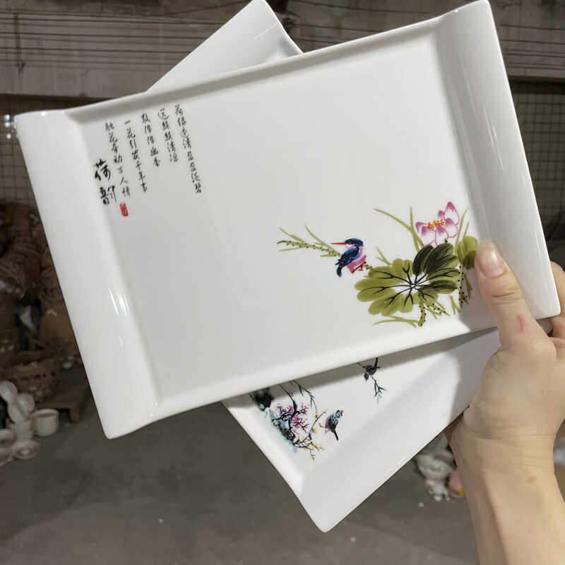 大号牛排书盘陶瓷自助餐创意