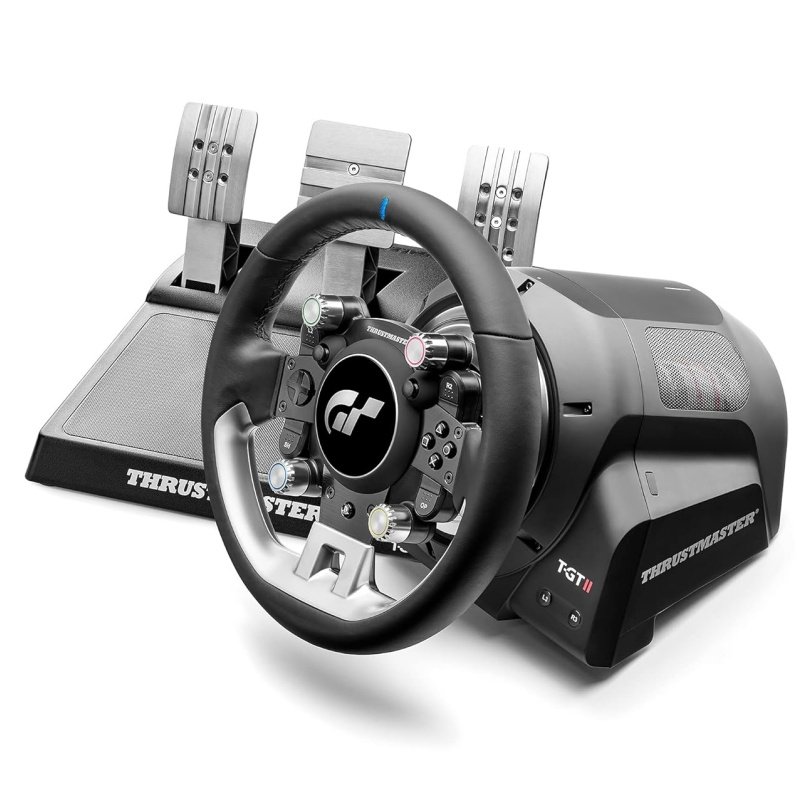 THRUSTMASTER/图马思特 T-GT II 游戏赛车方向盘 力反馈 兼容 PS5