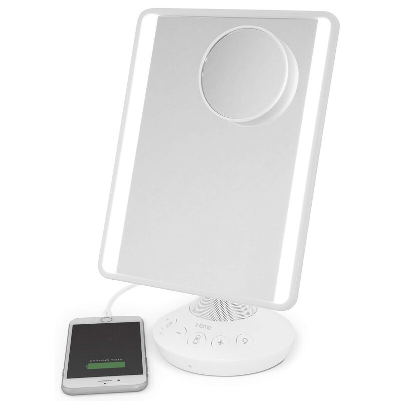 iHome智能化妆镜蓝牙音箱LED照明