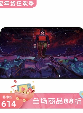 Razer/雷蛇 巨人速度 游戏鼠标垫 抗磨损缝合布 Dr. Disrespect版