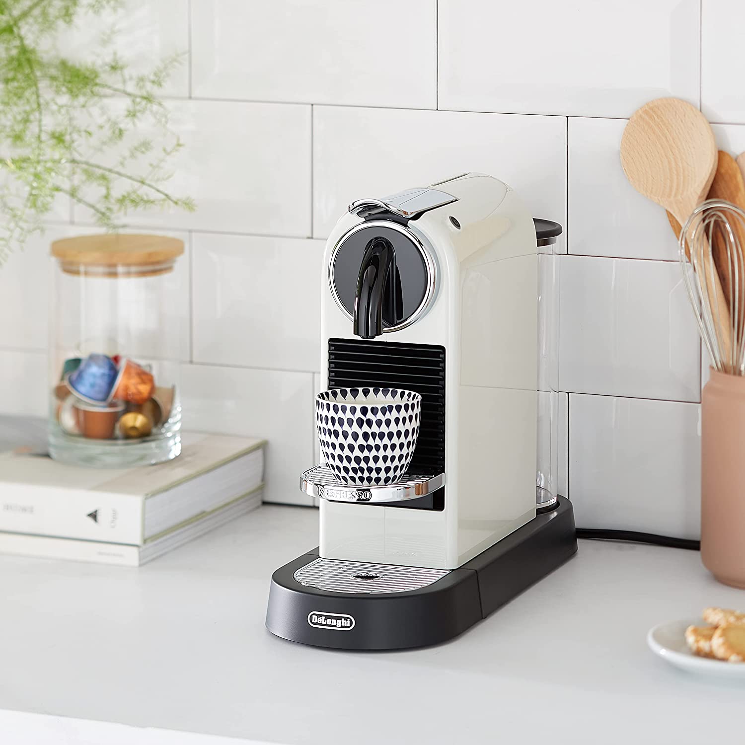 Delonghi/德龙EN167.W胶囊咖啡机 高压泵 节能功能 可编程 奶油白