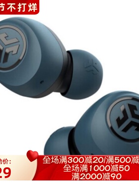 jlab Go Air 真无线蓝牙耳机 立体声 内置麦克风 时尚 舒适 蓝色