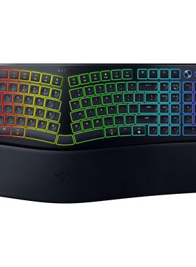 Razer/雷蛇Pro Type Ergo无线键盘 分体式RGB 三模 命令拨盘 新款