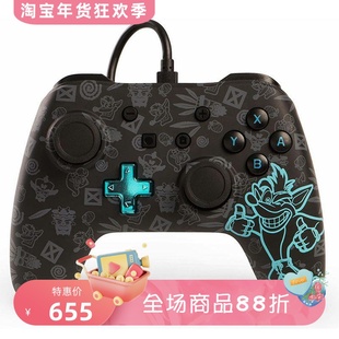 PowerA Nintendo Switch 有线游戏手柄 古惑狼版 Crash Bandicoot