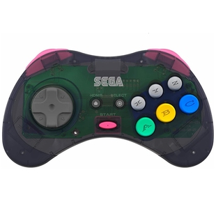 Saturn 无线游戏手柄 蓝牙连接 Retro 可充电 SEGA 灰色 礼物 Bit
