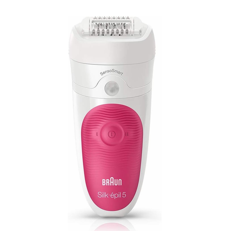 Braun/博朗 Silk-épil 5 5/500女士脱毛器 防水 干湿两用 粉红色
