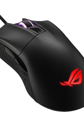 Asus/华硕ROG GLADIUS II CORE有线游戏鼠标 RGB光 吃鸡联盟 黑色