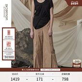 TAK L.联名 EXCEPTION例外女装 春秋休闲长裤 纯棉宽松阔腿裤