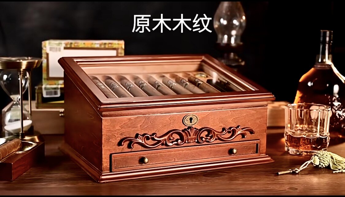 CIGARLOONG古巴哈瓦那雪茄保湿盒雪松木多层大容量雪茄柜保湿雪茄
