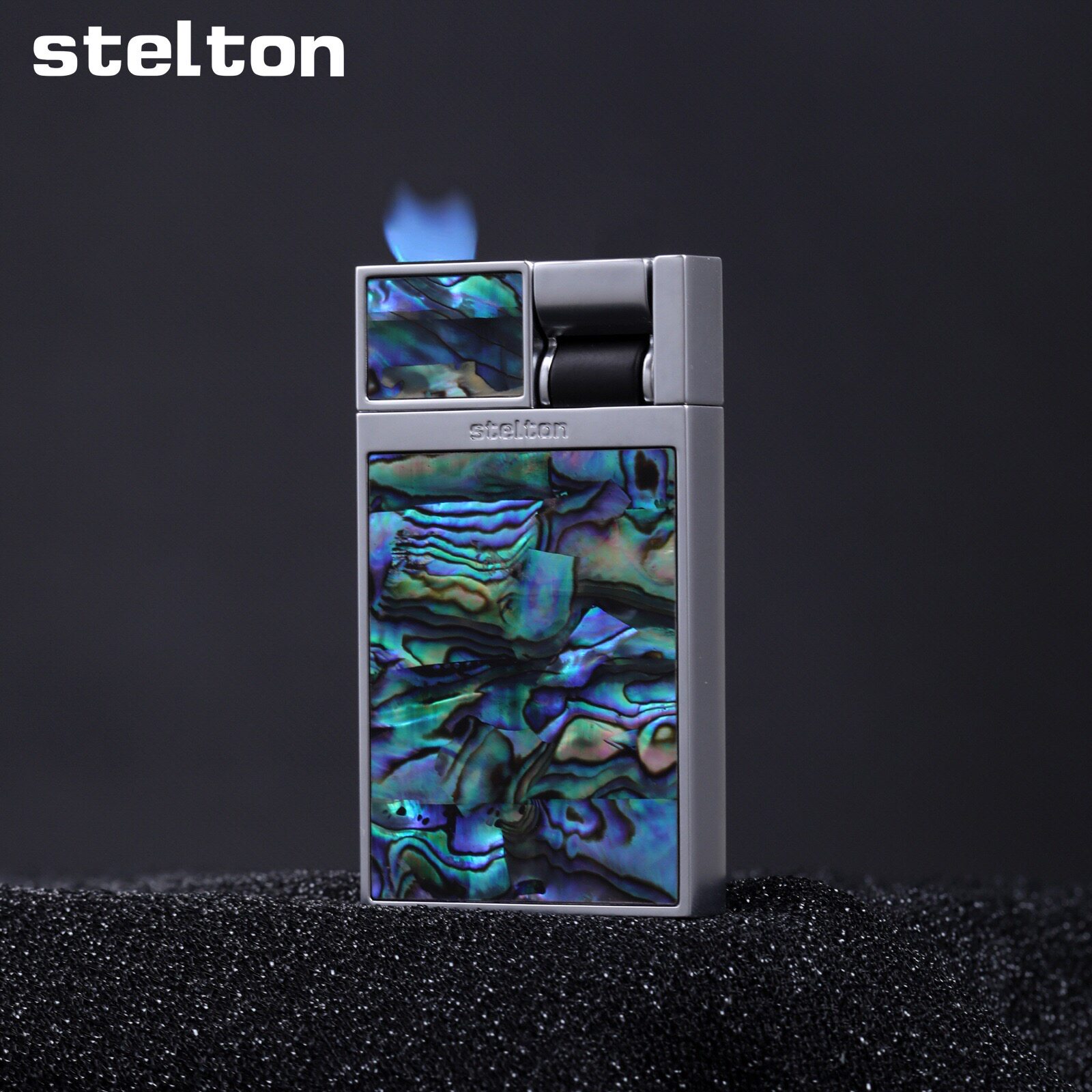 stelton斯特腾贝壳卡片打火机充气防风直冲创意个性高档时尚礼物