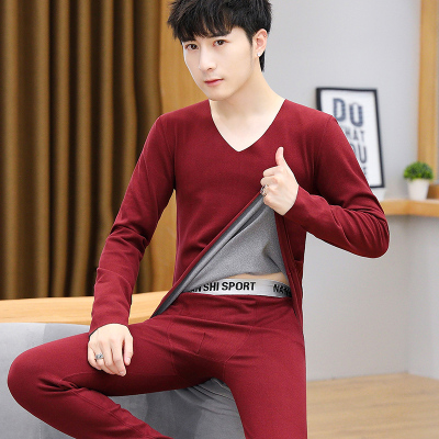 秋冬季男士防寒保暖秋衣秋裤套装