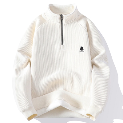 男士保暖内衣上衣加绒加厚冬天内搭打底衫单件高领防寒秋衣可外穿