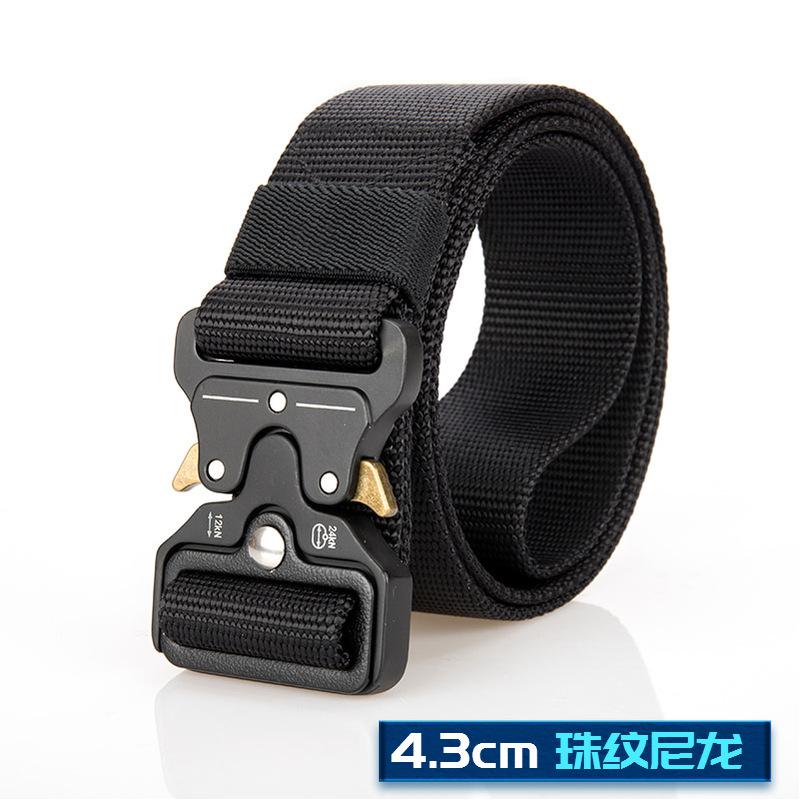 战术龙 军迷作训4.3cm眼镜蛇战术腰带户外垂降裤带男士尼龙皮带