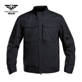 铺路鹰破锋者春秋战术夹克户外男防泼水多口袋立领工装 军迷外套