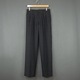中国产 W76 复古怀旧绅士男西裤 深沉格子羊毛混纺宽直筒长裤 老式