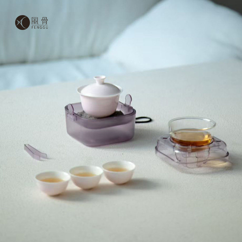 小冰块功夫茶具快客旅行套组