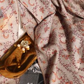 AiurtRuutti 稀世gu品 克什米尔奢华纯羊绒围巾披肩手工刺绣礼物