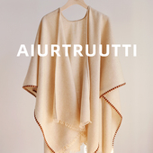 AiurtRuutti意式 老钱风斗篷 纯羊绒外搭保暖大披肩松弛感秋冬围巾