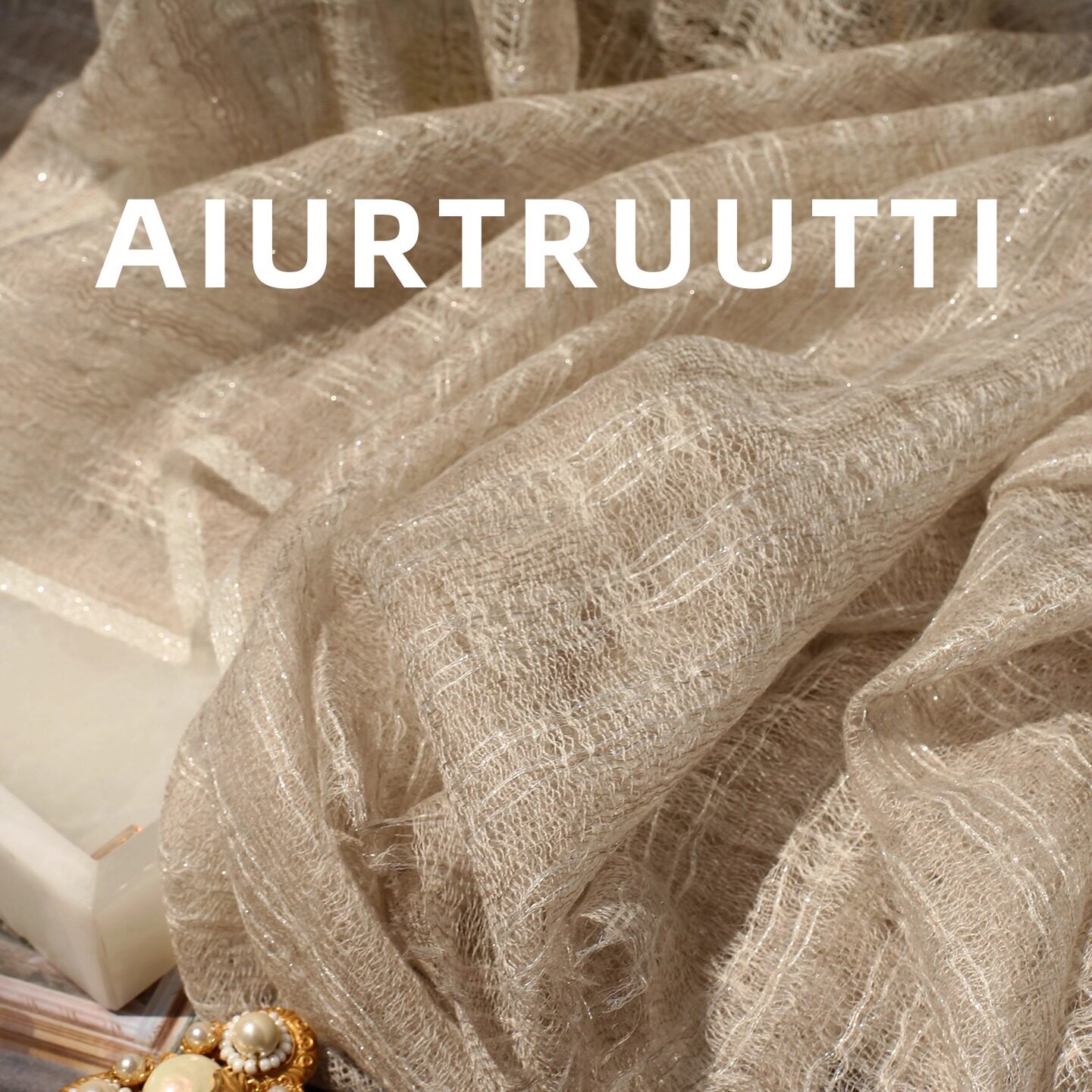 AiurtRuutti意式氧气星河 纯羊绒外搭披肩 一张一弛优雅防晒围巾