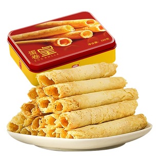 长蛋卷铁盒装 澳丰园广东广州深圳珠海澳门手信特产 团购中秋送礼