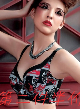 包邮玥玲珑文胸专柜正品调整型全杯薄款聚拢五扣全杯内衣Y6061