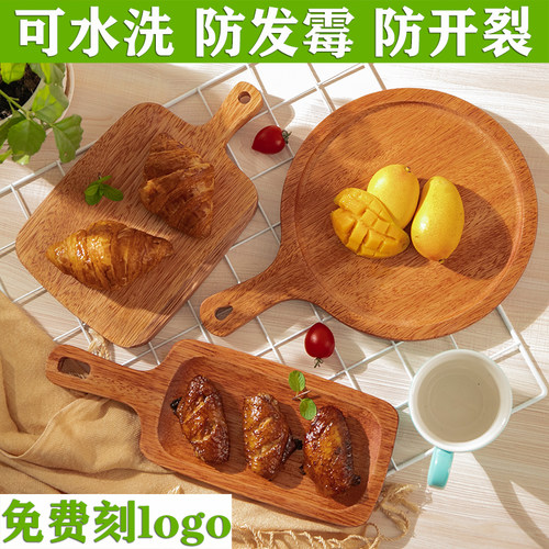 摆拍甜点牛排寿司木托盘