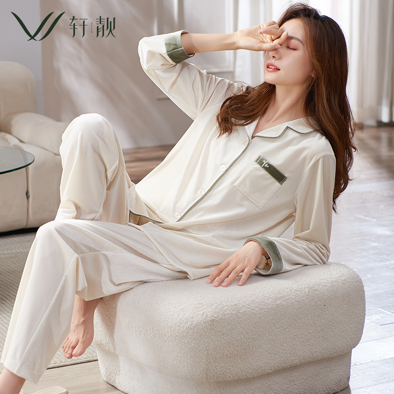 秋冬季女士金丝绒家居服