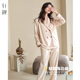 保暖套装 海岛绒家居服春秋款 加绒加厚珊瑚绒时尚 轩靓睡衣女士冬季
