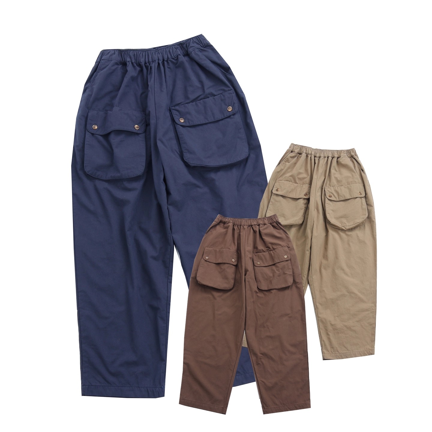 2025年秋新款日系复古文艺宽松休闲女装双层工装裤长裤大口袋韩版,女装/女士精品,休闲裤,淘宝优惠券,粉丝福利购,淘宝优惠卷