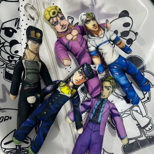 jojo奇妙冒险抽象乳鼠干有骨铁丝动娃娃玩偶周边乔鲁诺乔巴纳有骨