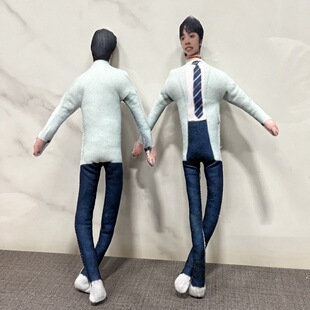 左航内置铁丝骨架可任意造型抽象毛绒玩偶老鼠干送朋友生日礼物