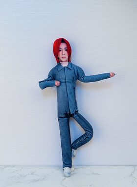 华晨宇抽象老鼠干内置铁丝骨架任意摆凹造型棉花娃娃四肢分离玩偶