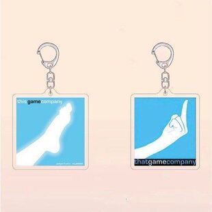 光遇游戏周边钥匙扣搞怪抽象光遇图标tgc亚克力书包挂件饰品礼物