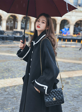 数据好！爆款现货！加厚大衣长款长袖毛呢外套 p175 k248w1951