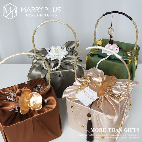 伴手礼伴娘国风手提篮子高级感