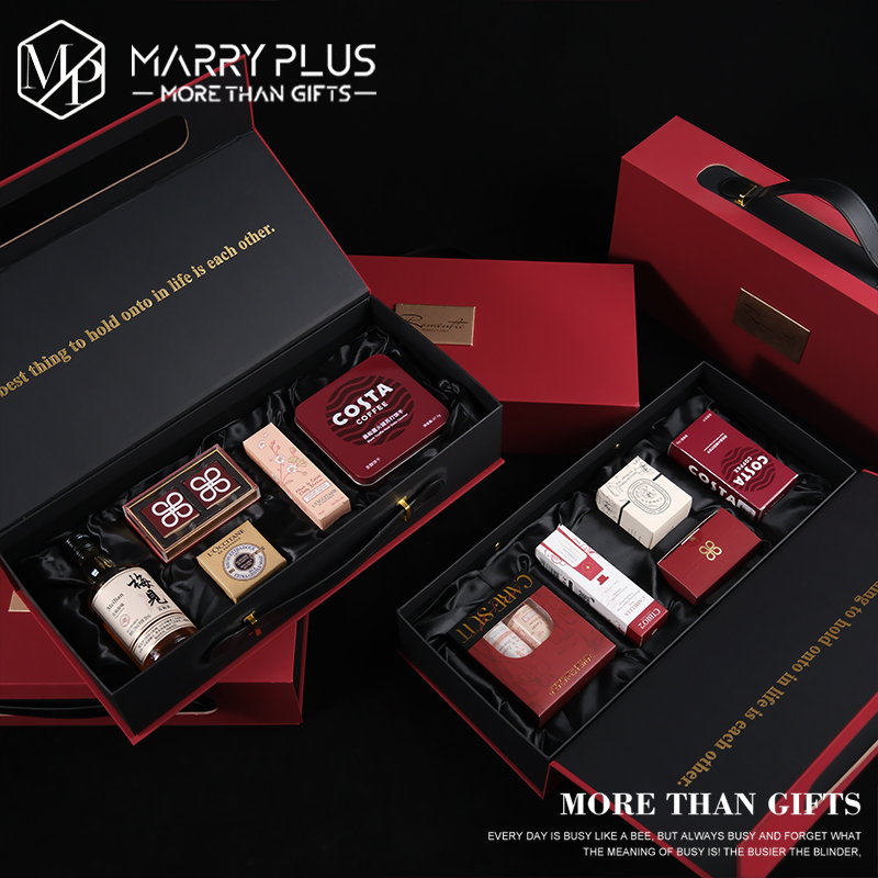 伴手礼小众气质实用红色礼盒套餐